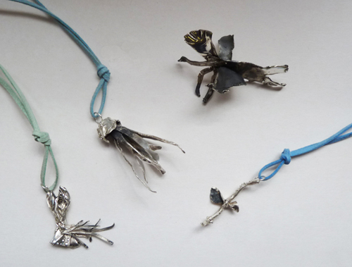 Serie de creaturas marinas de Eugenia Trujillo, plata 0.925.